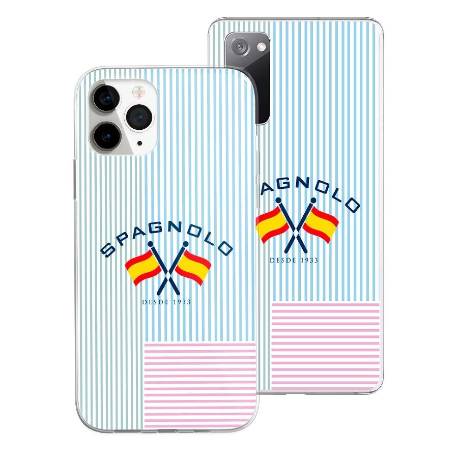 Funda Oficial Spagnolo - Estampado rayas tricolor